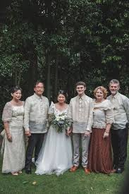 This Couple Infused Filipiniana Elements Into Their Garden Wedding In Australia Filipiniana Wedding Theme Filipiniana Wedding Filipiniana Wedding Dress