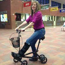 steerable knee scooter walker green review knee scooter broken ankle recovery broken ankle