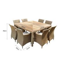 Silverwood 9 piece dining suite $2,199.00. Square 8 Seater Dining Table And Chairs Off 57