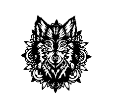Tatouage loup mandala femme is important information accompanied by photo and hd pictures tatouage loup 40 inspirations de tatouage femme et idées d. Tete Loup Collection Mandala Dentelle Animaux Flex Textile