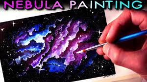 This heart shaped is a real nebula in space said to be about 7500 light years away. How To Paint A Nebula Youtube