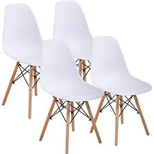 Discount furniture outlet has been serving the sumter, shaw afb and surrounding communities since 1990. Dining Chair Dining Room Chairs Kitchen Dining Chairs Eames Chair Mid Century Modern White Set Of 4 Plastic For Home Furniture Buy Online In Angola At Angola Desertcart Com Productid 188274402
