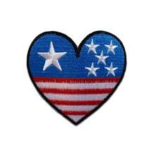 Diese 13 streifen (sieben rote und sechs weiße) symbolisieren die 13 gründungsstaaten. Usa Herz I Love Usa Flagge Fahne Aufnaher Bugelbild Aufbugler Applikationen Patches Flicken Zum Aufbugeln Grosse 6 8 X 7 5 Cm Catch The Patch Dein Shop Fur Aufnaher Und Bugelflicken Be Individual