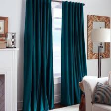 Sheridan Velvet Ink Curtain Blue Velvet Curtains Teal Curtains Curtains Living Room