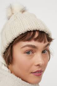 Toddlers seem to be incredibly adorable in these hats and feel cozy. Knitted Hat Light Beige Ladies H M Ie