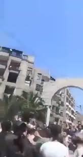 پرچم اسرائیل در برخی مناطق سوریه بالا رفت