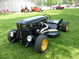600 HP Twin Turbo... Lawn mower? LOL! That's insane