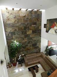 Acabados Para La Construccion Muros De Piedra Interiores Decoracion De Interiores Decoraciones De Casa