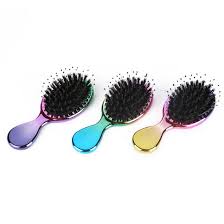 We tried an ionic hairbrush to tame frizz and mini hair brush. Gradient Chrome Detangling Toddler Hair Brushes Kids Mini Small Travel Brush For Baby Wet Dry Hair Gifts For Child With Beatiful Gift China Hair Brush And Hairbrush Price Made In China Com