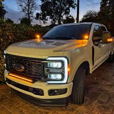 2023 2024 FORD F250 F350 Superduty LED LIGHT BAR M&R 30 LIGHT KIT - Amber  | eBay