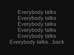 Everybody Talks Neon Trees Lyrics Youtube