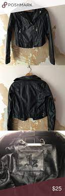 J2 Vegan Leather Cropped Motorcycle Jacket Vegan Leather Jackets Motorcycle Jacket