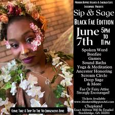 Sip & Sage: Black Fae Day