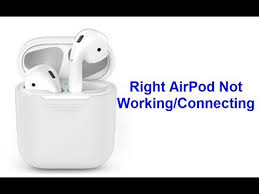 Airpods let you do a lot of things. Right Airpod Not Working Connecting Youtube