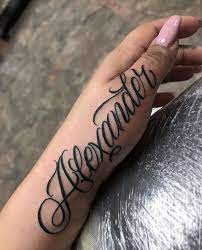 Just like any other tattoo, name tattoos can be covered. Name Tattoos For Women Ideas And Designs For Girls Bear In Mind That A Name Tattoo Is Going To Remai Name Tattoo On Hand Hand Tattoos Tattoo Lettering Styles