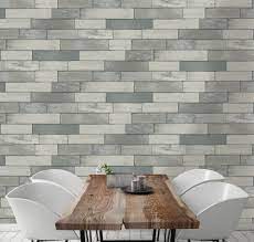 K2 Silver Effect Wood Panel Metallic Effect Wallpaper Departments Diy At B Amp Q Wood Paneling Brick Effect Wallpaper Diy Wallpaper