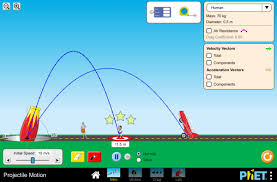 How do phet simulations fit in. Projectile Motion Kinematics Air Resistance Parabolic Curve Phet Interactive Simulations