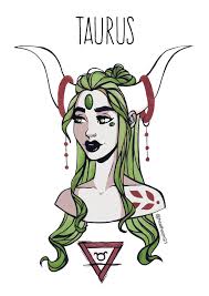Taurus Goddess Postcard Astrology Star Signs Etsy Taurus Art Zodiac Art Zodiac Characters
