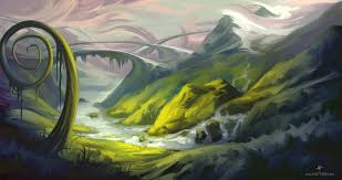 > take a look at aaron griffin's portfolio. Artstation Digital Fantasy Art Landscape Scenery Painting With Process Michael Adamidis Art Channel
