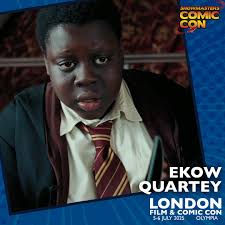 It's like trying to catch smoke. It's like trying to catch smoke with your  bare hands.” EKOW QUARTEY is joining us at London Film & Comic Con! Ekow is  best known as
