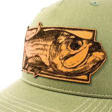 Tarpon Fishing Trucker Hat Genuine Leather Patch Fishing Etsy Fishing Hats For Men Leather Patches Genuine Leather
