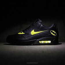Batman Nike Air Max 90 With Yellow Led Lights Nike Air Max 90 Batman Shoes Nike Air