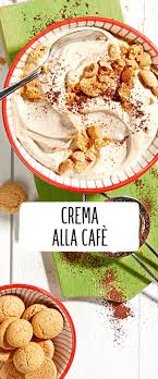 Crema Al Caffe Italienische Kaffeecreme Mit Amarettini Rezept Rezept Kaffeecreme Rezepte Amarettini