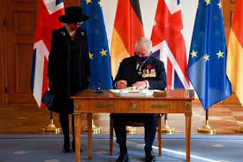 Britain's prince charles and his wife, camilla, arrived at berlin tegel airport and were greeted by a guard of honor on tuesday. Prince Charles Shows Off His German In Historic Speech In Berlin To Honour War Dead Royal News Express Co Uk