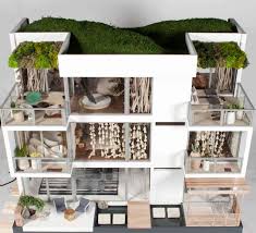 Mini Modern The 10 Houses Of The Designer Dollhouse Showcase Modern Dollhouse Barbie House Doll House