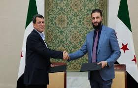 نشست حکومت خودمختار سوریه با دولت جولانی در دمشق
