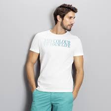 Tee Shirt Manches Courtes Col Rond Ecru Homme Jules T Shirt Mens Tops Mens Tshirts