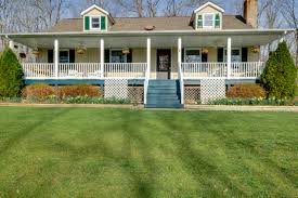 Serene Cape Cod On Acreage Spend The Summer Relaxing On The Full Length Front Porch With Fans Overloo Virginia Homes For Sale Virginia Homes Brick Fireplace