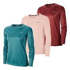 nike womens miler running top