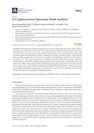 Today we'll show you how easy and fast it. Pdf A Cryptocurrency Spectrum Short Analysis