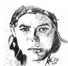 Portrait of Artist Jamie Barker at St George Tafe Kogorah in 1991