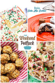 The best christmas cookies don't have to be complicated! South Your Mouth Christmas Sugar Cookie Cake Weekend Potluck 459