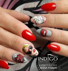 Bad Icon From Indigo Educator Ania Faber Nails Nail Red Bad
