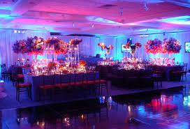 Mixed Blue And Pink Uplights Receptionlighting Weddingreception Dream Wedding Reception Light Pink Wedding Event Lighting