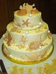 The Seashore Cake Made Here At The Italian Kitchen Italian Kitchen Cupcake Cakes Beach Wedding Cake