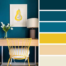 On the ceiling, a transparent stain with underlying yellow and gray tones connects with the patina on the. 20 Home Office Color Schemes Magzhouse