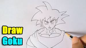 Image of drawing dark goku transparent png clipart free download ywd. How To Draw Goku Youtube