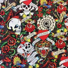 A passion for ed hardy. Ed Hardy Fabric