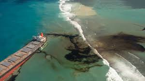 Try baking soda sprinkled over the spill and spray water over it, let it sit and scrub it off. Mauritius Rushes To Stave Off Oil Spill The World From Prx