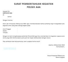 Bagikan segala sesuatu yang berurusan dengan birokrasi pemerintah nampaknya cukup rumit dan sulit. 17 Contoh Surat Pemberitahuan Kegiatan Acara Sekolah Event Paling Lengkap Suratresmi Id