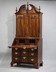 Townsend Goddard Block And Shell Desk And Bookcase Antique Reproduction Furniture Furniture Custom Furniture