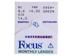 Focus Monthly Softcolors Contact Lenses Lensdirect