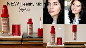 Bourjois Healthy Mix Foundation Healthy Mix Concealer Review Application Natasha Summar