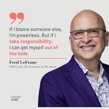 Personal accountability is a mind shift from being a victim to becoming a  victor in one's life.