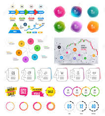 Infographic Elements Financial Graph Timelines Options Banner