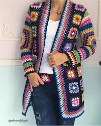 Cok Moda Yazlik Motifli Kadin Hirka Yelek Orgu Modelleri Bohem Kizlar Tig Isi Ceket Orgu